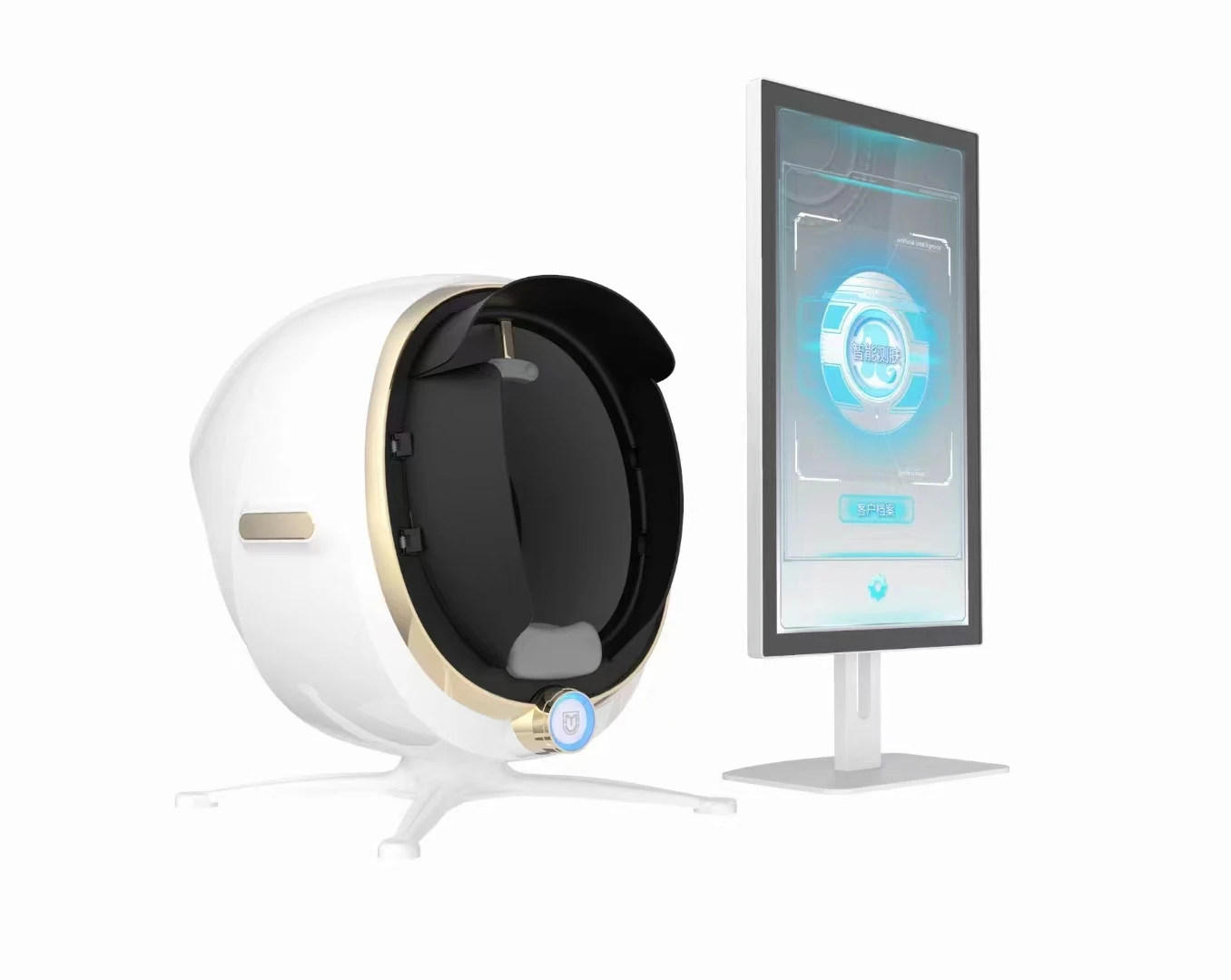 2023 neues Haut diagnose system Smart Magic Mirror Gesichts scanner 3D Gesichtshaut analysator Maschine Digital Skins Analyse Detektor