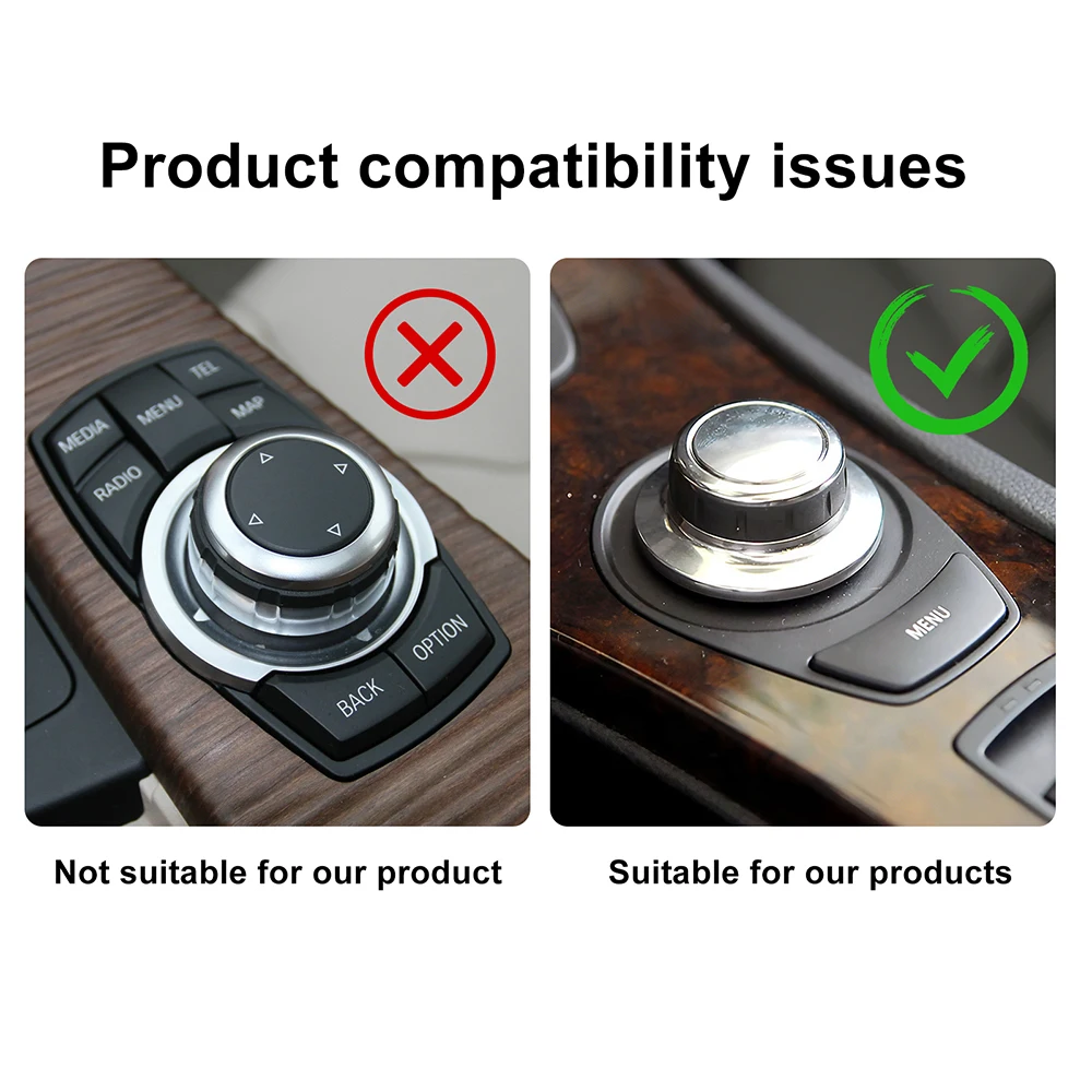 AIRSPEED for BMW E90 E91 E92 E93 E70 E71 E82 E81 E87 IDrive Multimedia Button Knob Cover Central Accessories E Chassis Crystal