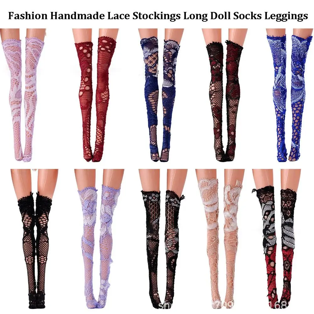 Модные-кружевные-чулки-ручной-работы-длинные-носки-для-кукол-леггинсы-повседневная-одежда-аксессуары-платья-для-кукол-1-6-игрушки-для-самостоятельного-изготовления