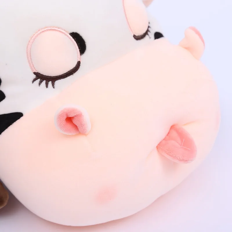 New Plush Cow Toy Cute Cattle Plush Stuffed Animals Cattle Soft Doll Kids Toys Birthday Gift for Children Cartoon Doll Cow