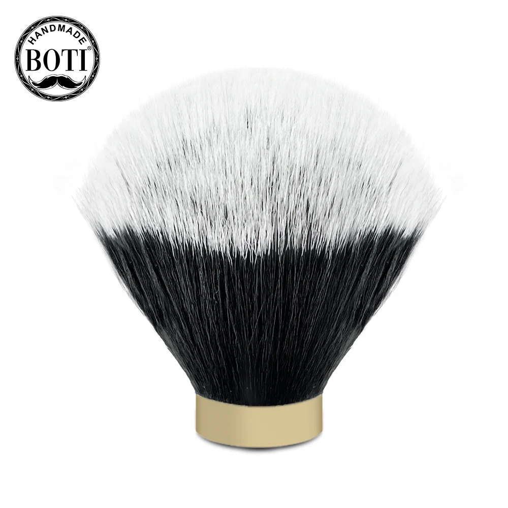 Boti Brush-Tuxedo Synthetic Hair Knot Thin Hair Bulb Type Shaving Brush Men's Daily Cleaning Beard Tool Beard Care Kit