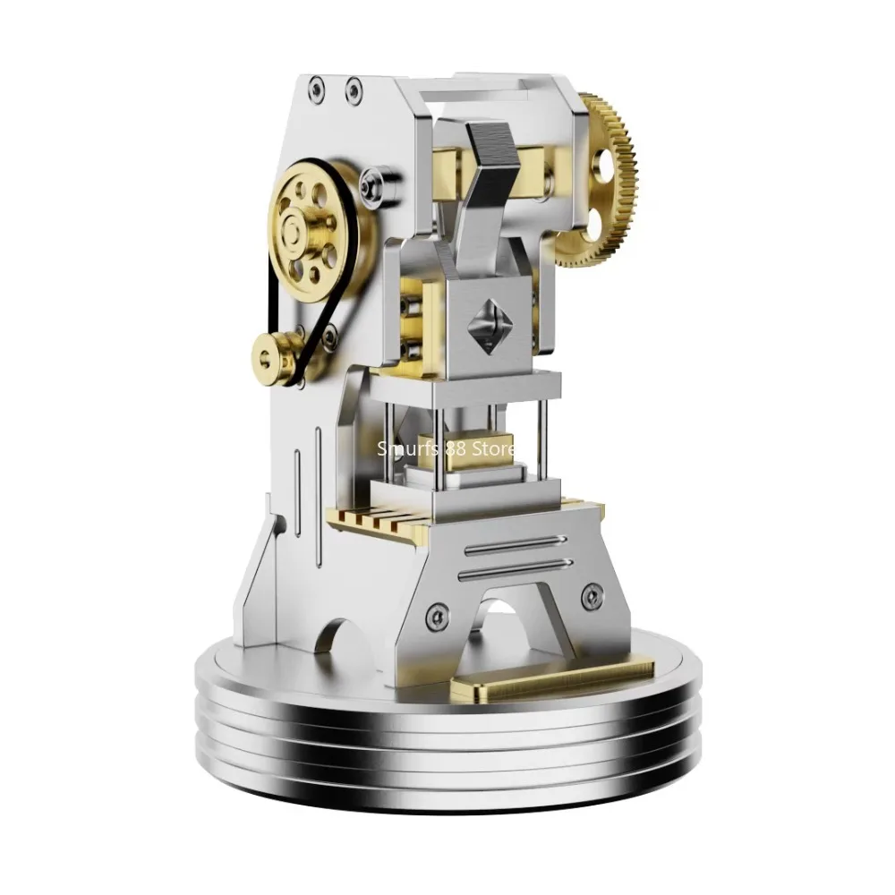 

Электрический дырокол, мини-полностью металлический дырокол, механическая модель, подвижное ремесло, настольные украшения, игрушка, запуск одной кнопкой