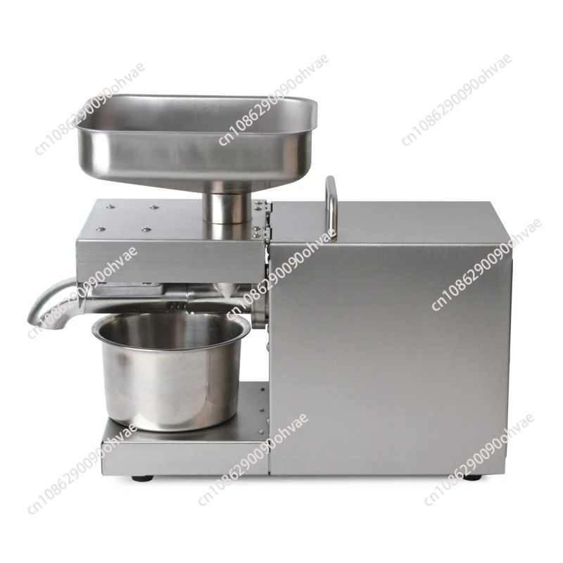 Small household oil press Intelligent stainless steel kitchen appliances Peanut oil Edible oil processing equipment