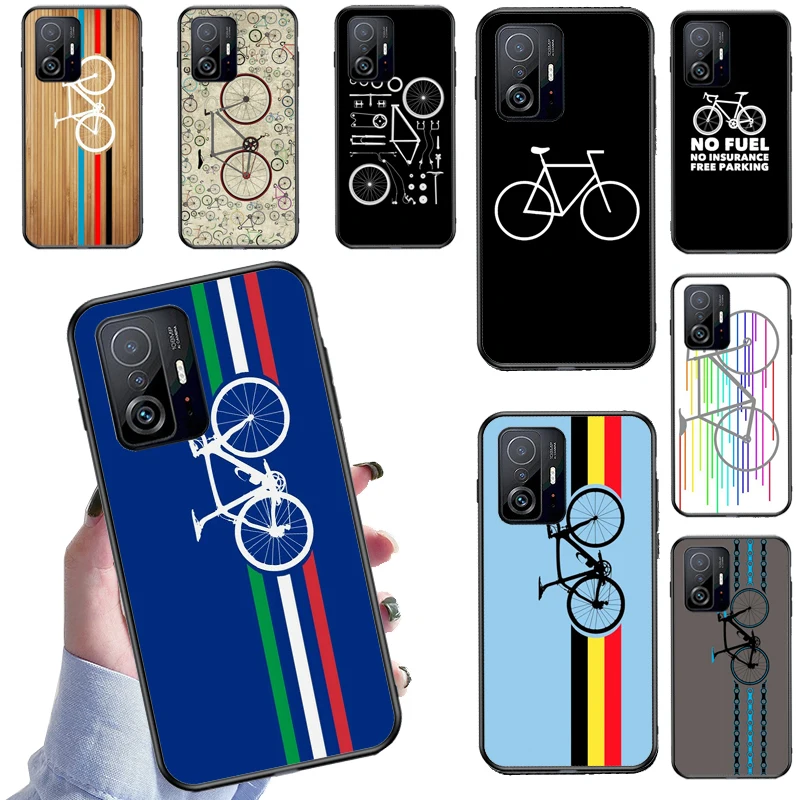 Mountain Bikes Cycling Phone Cover For Xiaomi 11T Pro Mi 11T 10T Pro Mi 11 Lite Case For POCO F3 M3 M4 X3 Pro GT