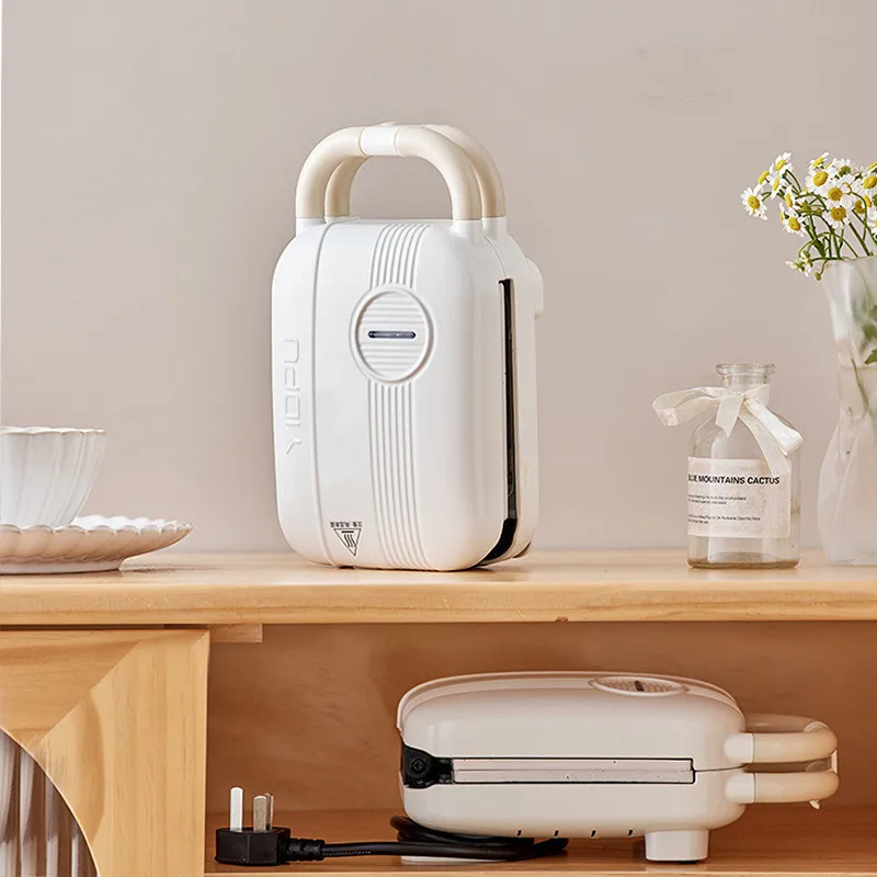 220V Multifunction Electric Sandwich Machine Waffle Maker Fast Breakfast Machine Pancake Toast Hot Press Food Processing Machine