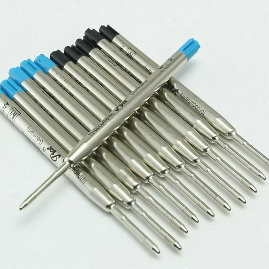 

10PCS Limited Edition MB International Refill Black/Blue for Ballpoint School Office Writing Smooth Ink Accessories AB8 No Box