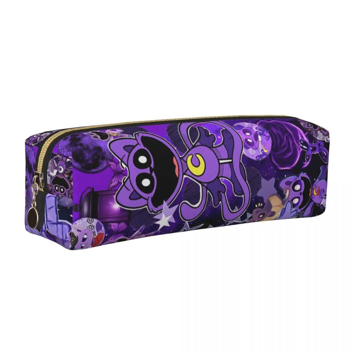 

Фиолетовые мультяшные пеналы с улыбающимися животными, новая сумка для ручек для студентов, большая вместимость, школьные принадлежности, подарочные пеналы