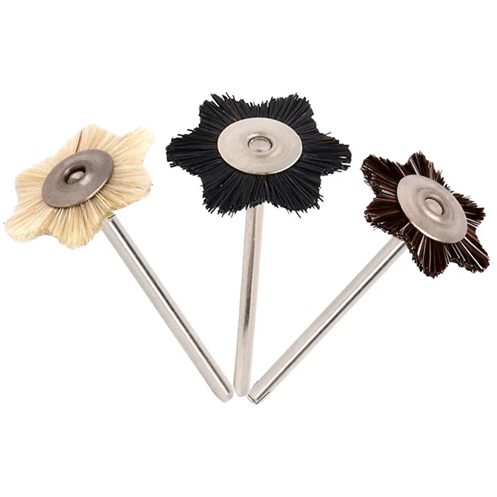 فرشاة تلميع حرفية، فرشاة تلميع ستة نجوم، تصميم ستة نجوم، شعيرات قوية ومرنة، فرشاة تلميع متعددة الاستخدامات