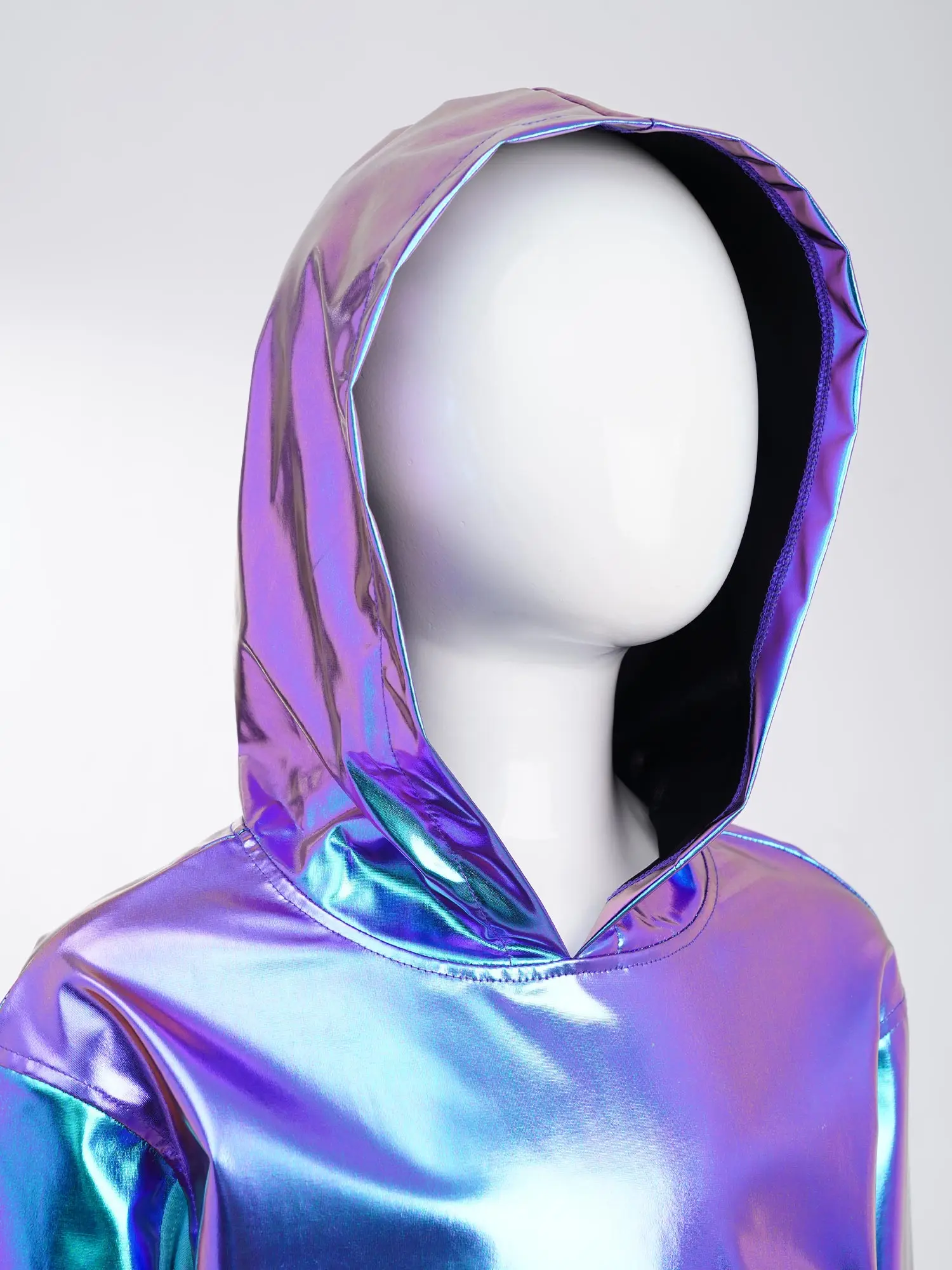 재즈 라틴 모던 댄스 소녀 메탈릭 스웨트셔츠 재킷 어린이 소년 반짝이는 긴 소매 후드 코트 무대 공연용