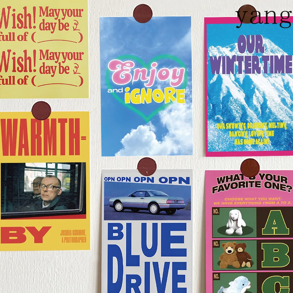 CX 10 Vintage Polaroid Cards Postcards Warm Heart Message Cards