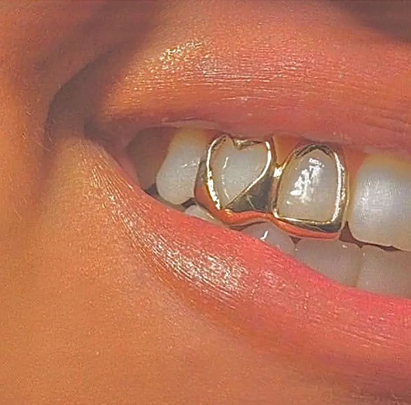1/2/3/4/5Pcs New Type Of European And American Hollowed-Out Heart-Shaped Double-Piece Braces, A Must-have For The Street
