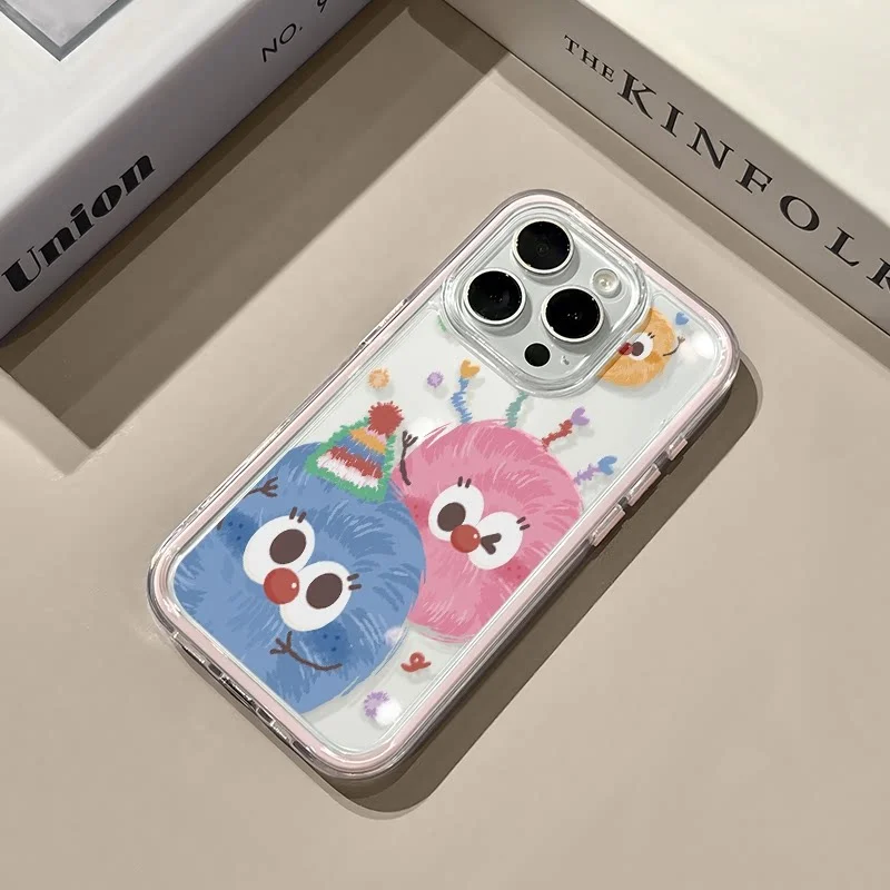 Blue pink coal ball Soft Clear Phone Case For Samsung Galaxy S26 Ultra S25 S23 FE S24 S22 Plus A57 A37 A55 A54 A36 A35 A16 Cover