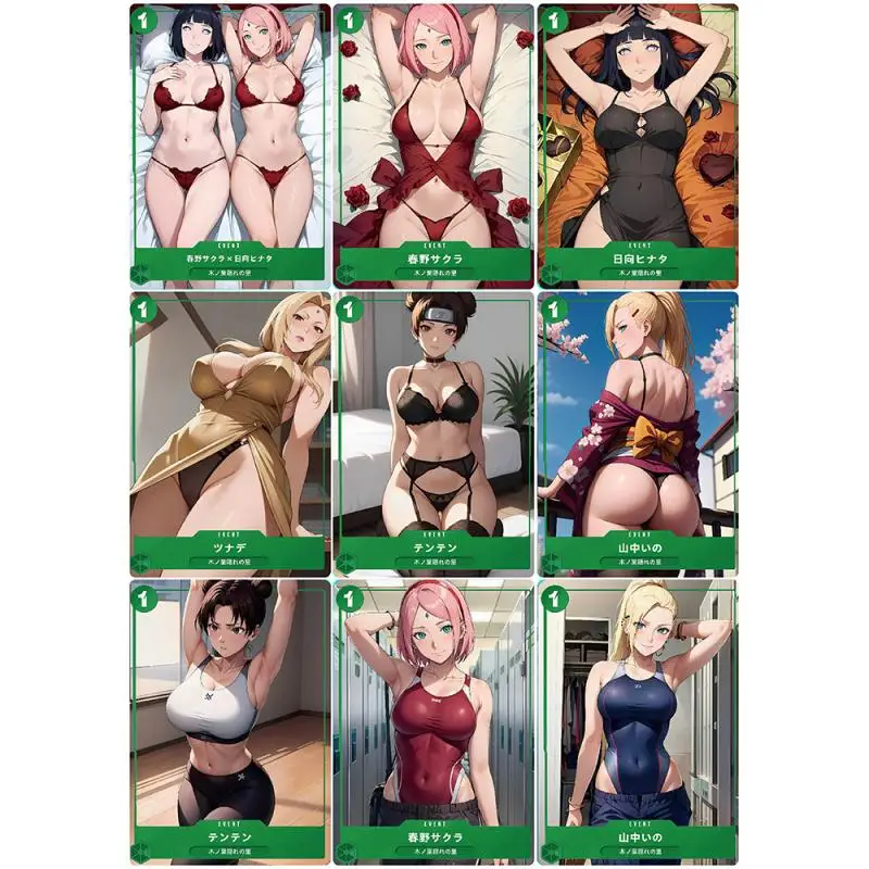 Anime Goddess Story DIY ACG ONE PIECE NARUTO Game Cards Nami Hancock Tsunade Toys for boys Collectible Cards Birthday Present