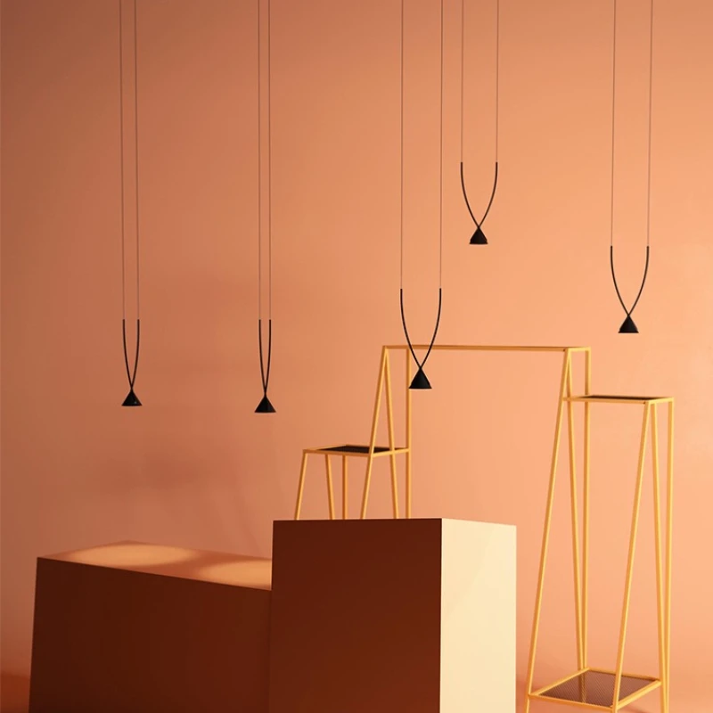 Wabi Sabi LED Chandelier Nordic Minimalist Coffee Shop Villa Home Decoration Lamp Living Dining Room Staircase Hanging Light