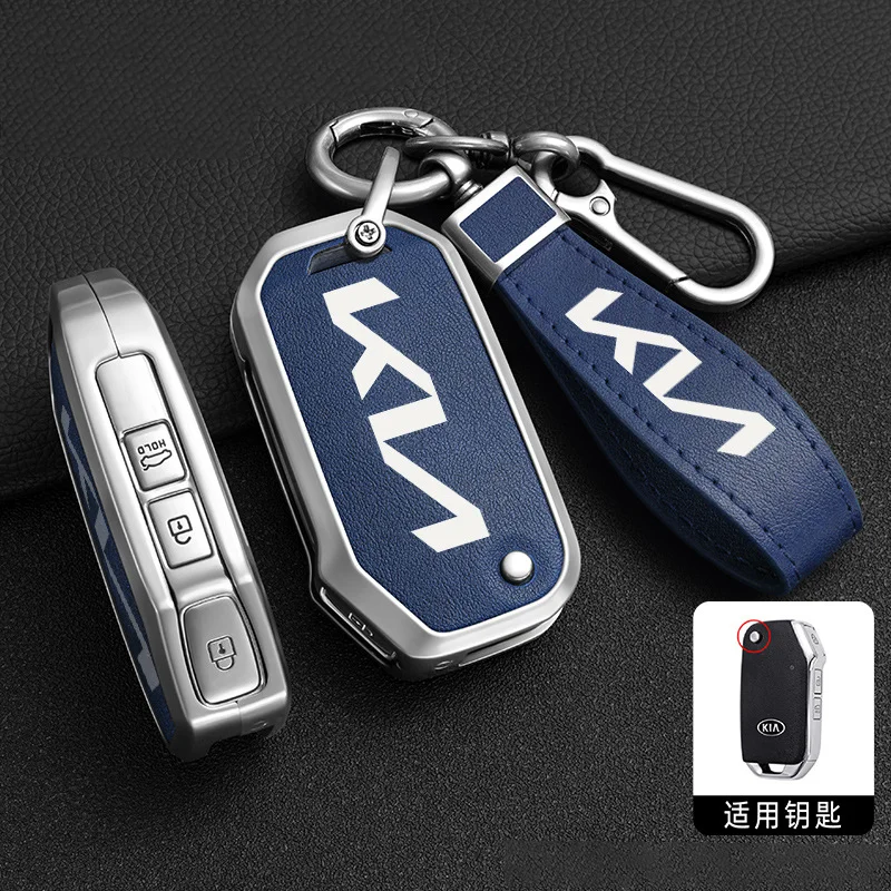 Zinc Alloy for KIA NIRO Seltos Sports CEED K5 Xceed 2019 Ceed Sportage 2020 2022 2023 Key Case Flip Folding Key Cover