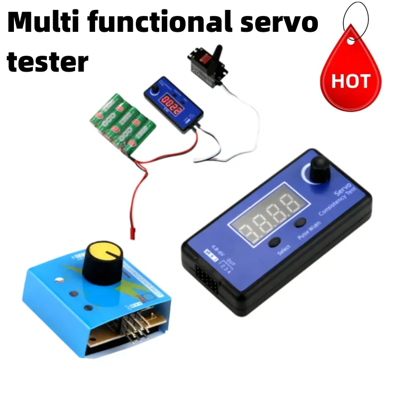 HW30A Speed Controller Digital Servo Tester Pulse Width Digital Brushless Motor Electrical Tester