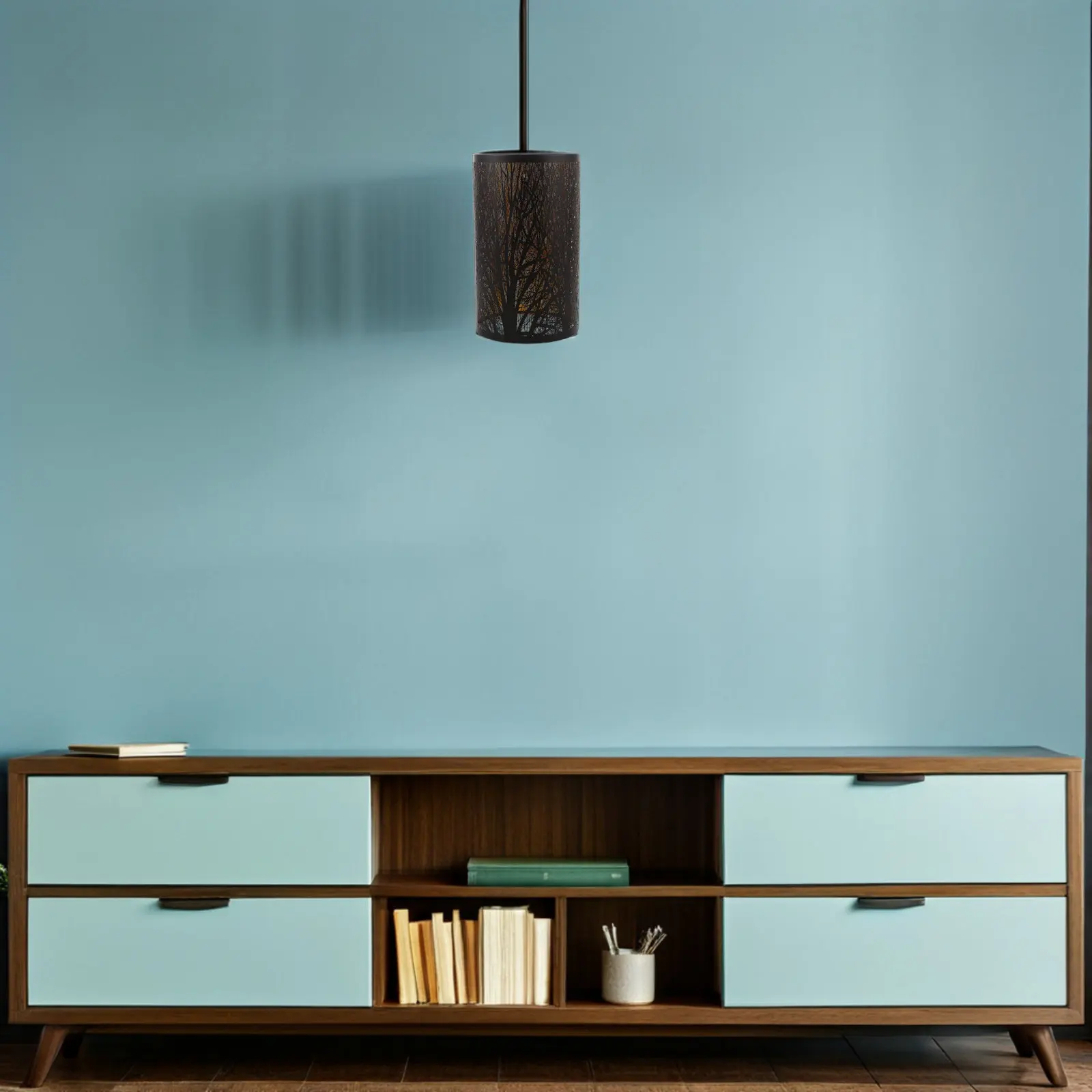 

Абажур для настольной лампы, черно-золотой, резной, ажурный, в форме барабана, для гостиной, с креплением Spider Fitter