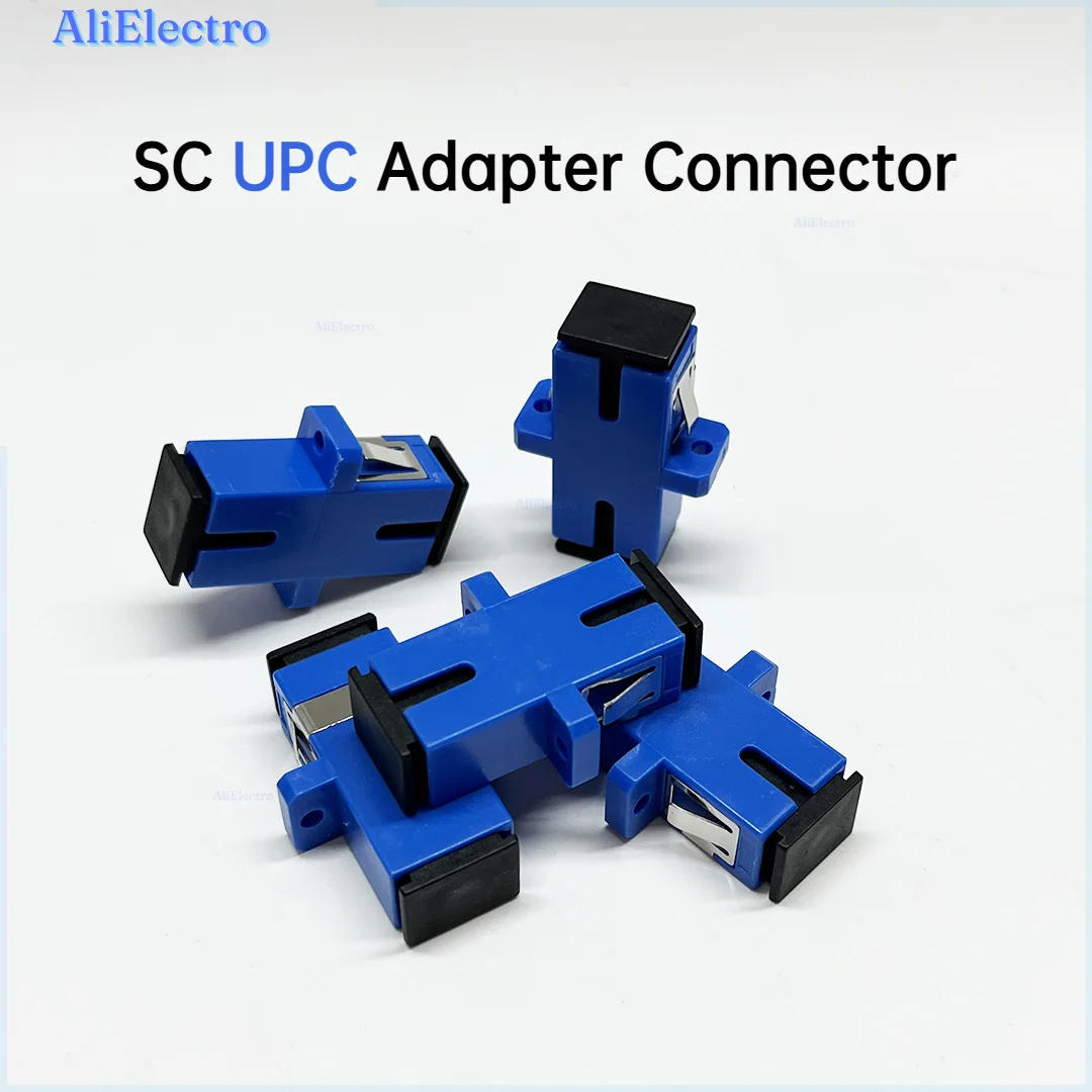 SC UPC Adapter Connector 50-100PCS Simplex SM Single mode Plastic Fiber Optic Coupler Big Sell