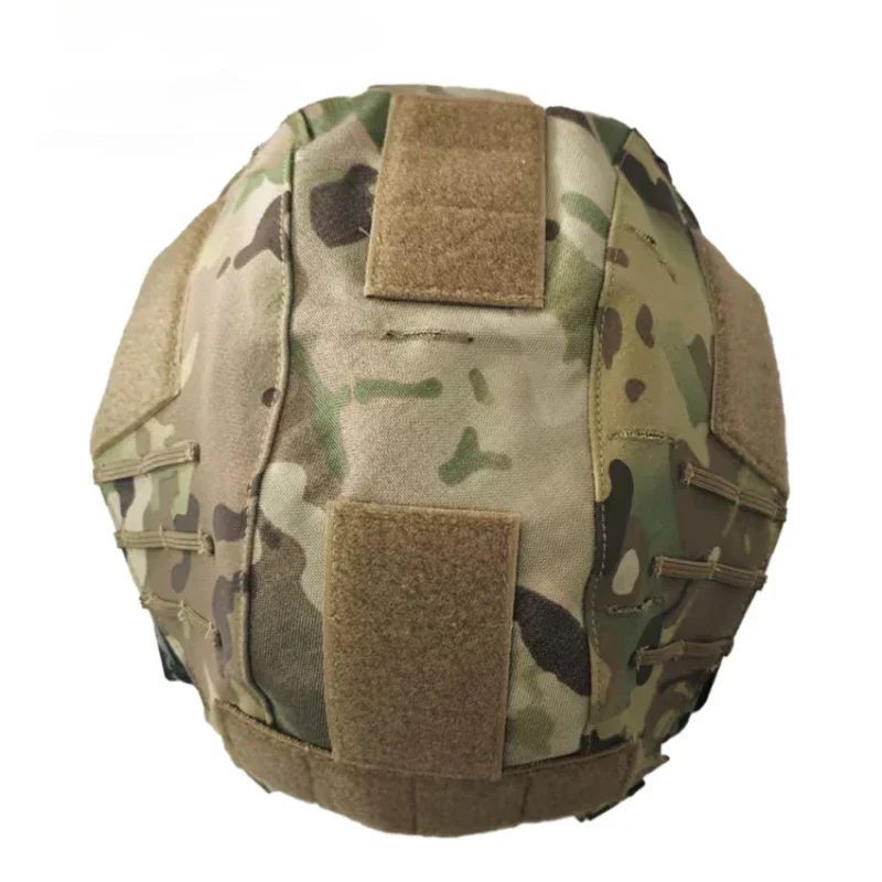 Tactical Helmet Cover 4 Hole MC Camouflage Cag Fabrics Sewing Cotton Linen Hunting Gear TMC Fast Helmet