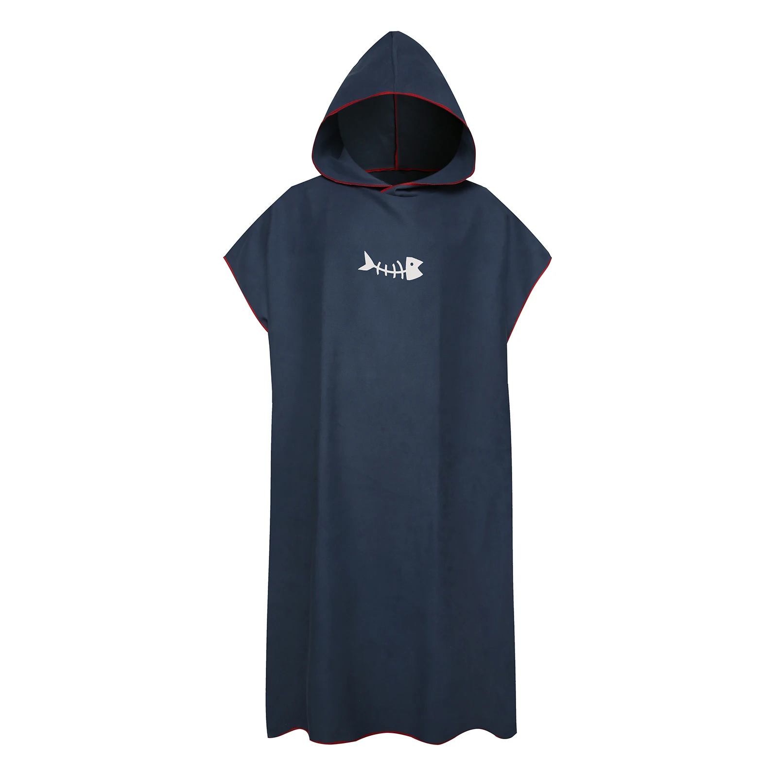 NONE Surf Poncho Wickelt uch mit Kapuze Mikro faser Strand decke Badet uch Badet uch Neopren anzug Strand Poncho für Erwachsene 5