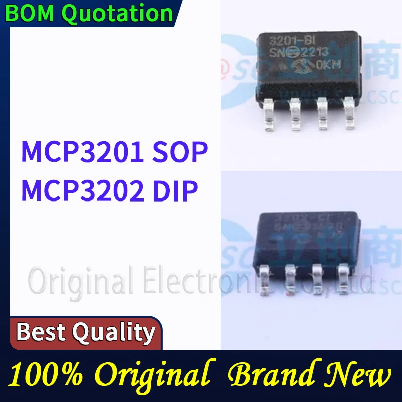 MCP3201 MCP3202 متوفر في المخزون 48 ساعة #1