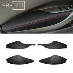 Microfiber Car Door Panel Armrest Leather Protective For Toyota Corolla 2019 2020 2021 Car Accessories Interior