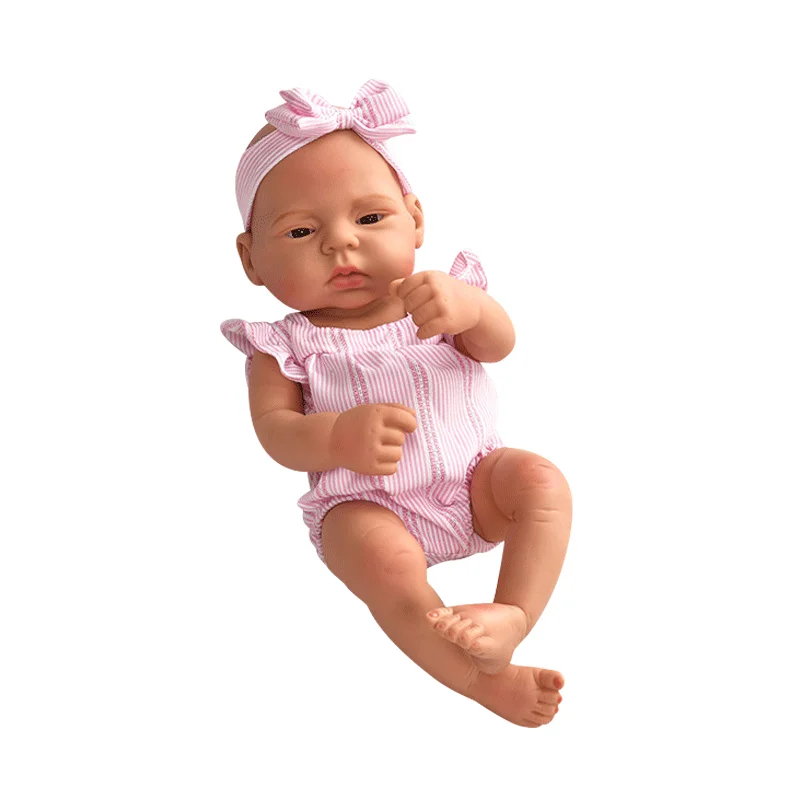 15,75-Zoll-Puppen, 40 cm große Reborn-Puppen, Spielzeug, lebensechte Reborn-Puppen, Ganzkörper-Vinyl-Puppen, niedliche Puppenspielzeuge, Geburtstagsgeschenk für Frauen – Detail 6