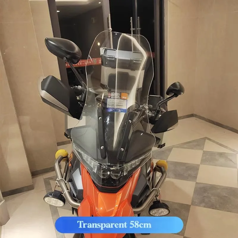 For ZONTES 350T modified heightened glass windshield accessories front windshield heightened and widened windshield