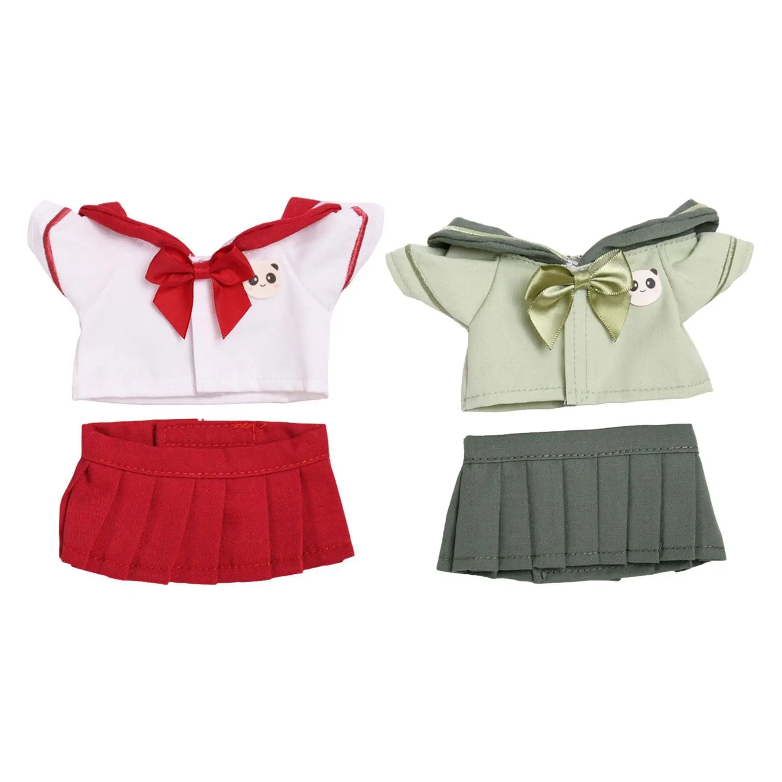 

Doll Outfit Set with Top And Dress, Clothing Accessories for 20cm Dolls