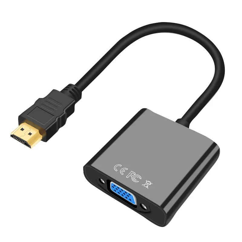 محول كابل عالي الدقة من HDMI إلى VGA ، كابل توصيل كمبيوتر ، واجهة HDMI إلى VGA ،