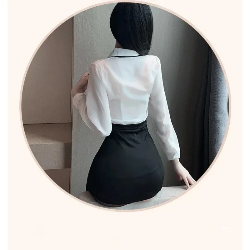 Sexy puro desiderio vento borsa attillata gonna anca segretaria OL insegnante uniforme set erotico tentazione passione di mezzanotte