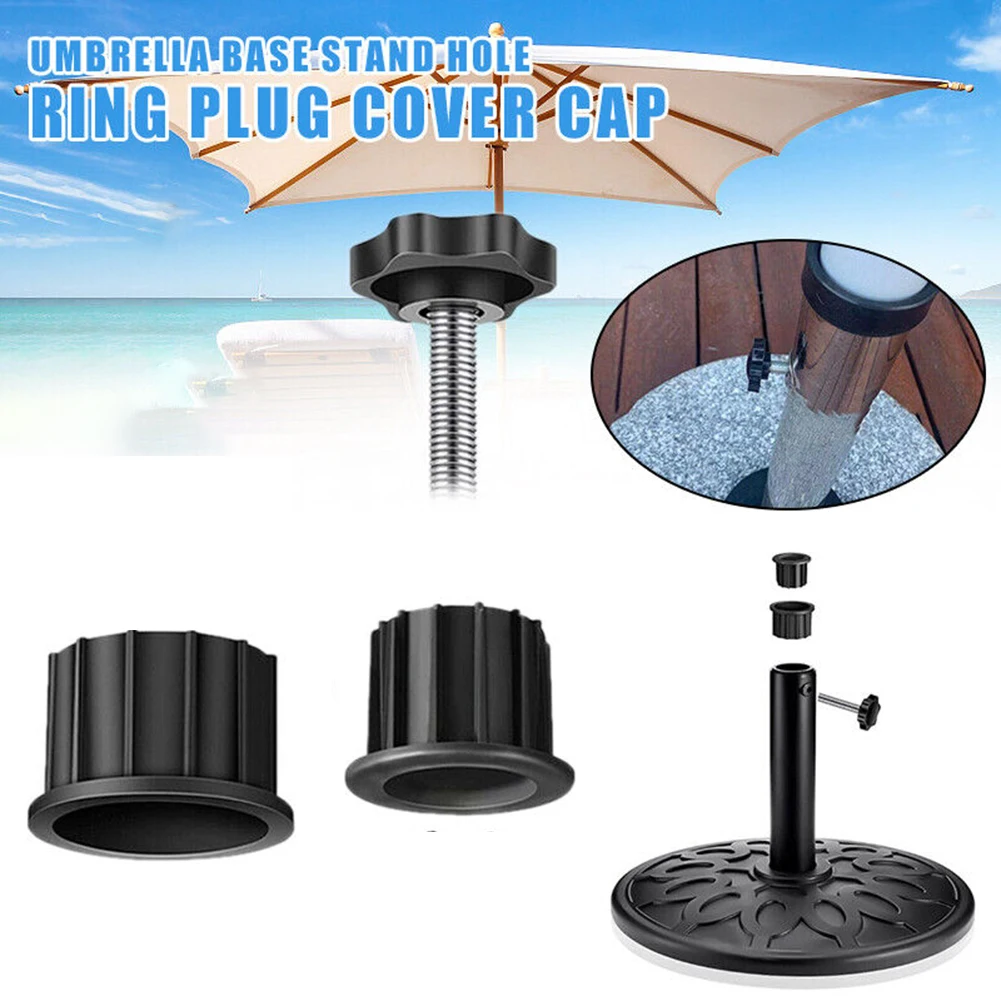 Umbrella Base Stand Hole Ring Plug Cover Cap Patio Parasol Replacement Parts Umbrella Stand Base Screw Swing Chair Repair Parts