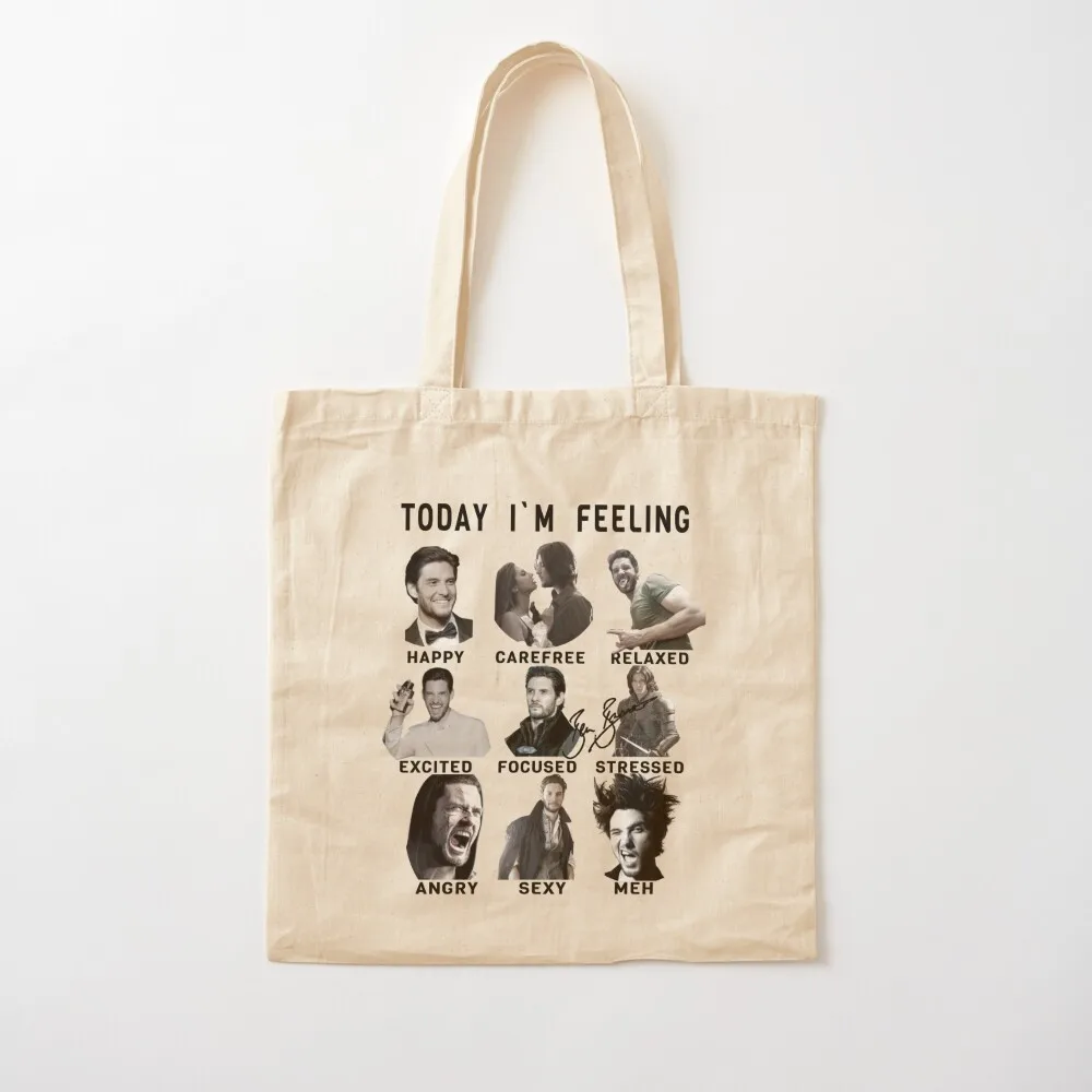 Ben Barnes Funny Feelings Tote Bag tote canvas Women's beach bags personalized Canvas