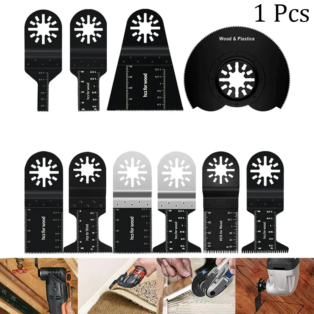 1PC Oscillating Saw Blades Multi-function Tool Saw Blades Renovator Trimmer Blades Wood Plastic Cutting Power Tool Accessories