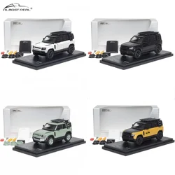 in stock AR BOX 1:64 defender 90 110 defender Anniversary model Black and white green camel cup alloy die cast model,boys toys