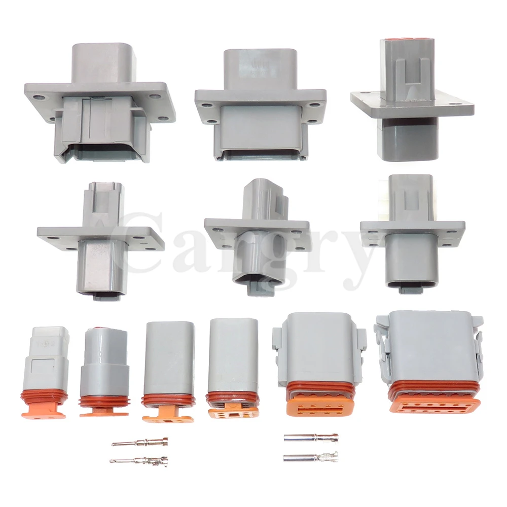 1 Set 2/3/4/6/8/12P DT06-2S DT04-2/3/4/6/8/12P-L012 AC Assembly Car Electrical Connector with Board Socket Waterproof Plug - Image 5
