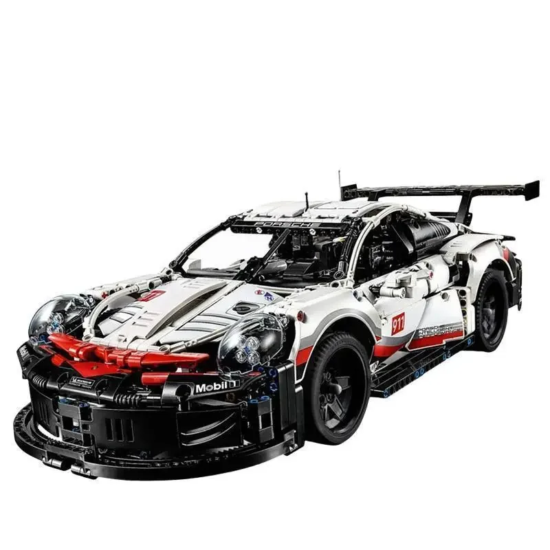 City 911 Compete Speed Race Car RC Building Block Famous Supercar 718 Drift Racing Brick Boy Festival Assembly Toys Gifts