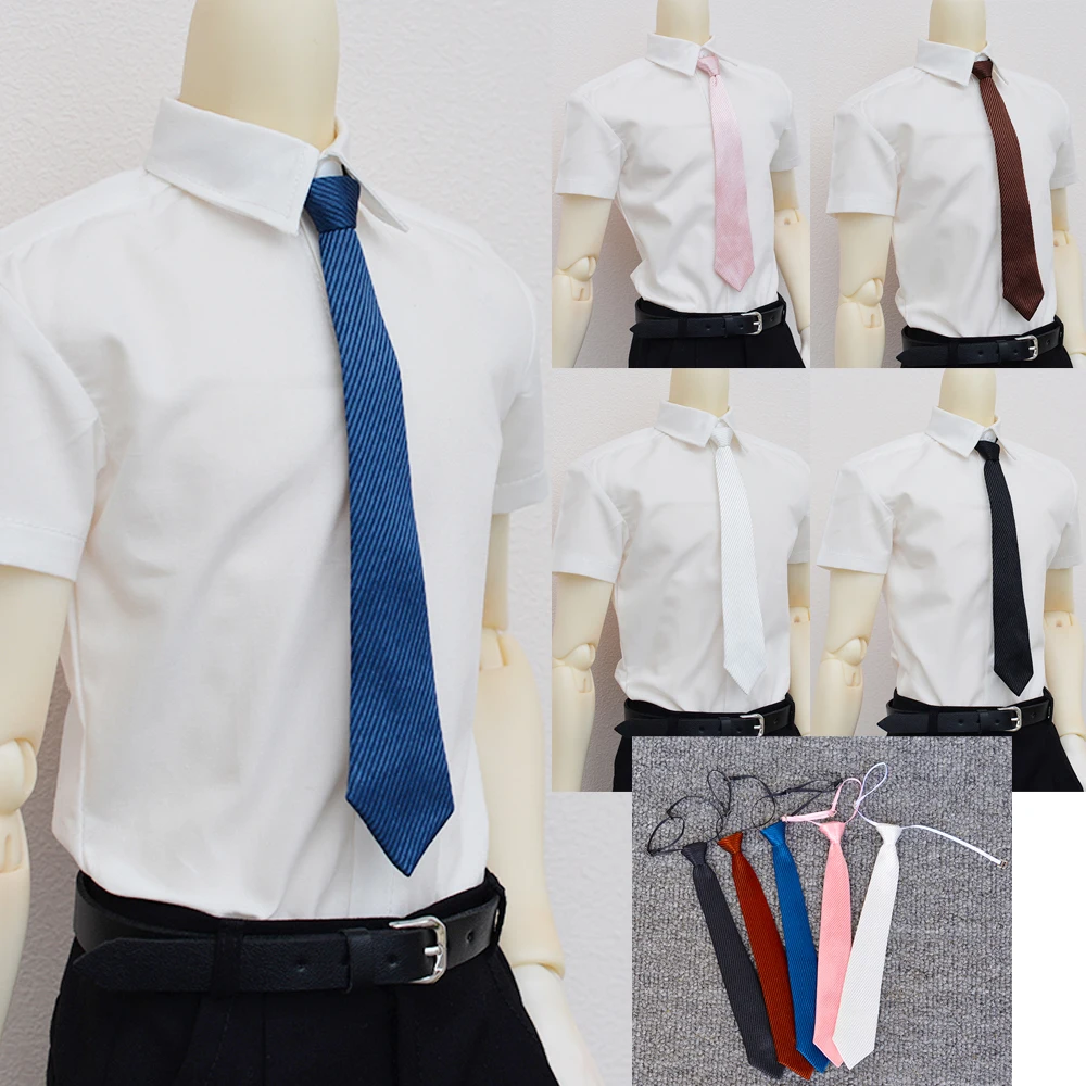 

D09-P753 детская игрушка ручной работы 1/6 1/4 1/3 дяди 68 73 ID75 TD85 BJD/SD кукольный галстук по индивидуальному заказу розовый синий белый узел без галстука 1 шт.