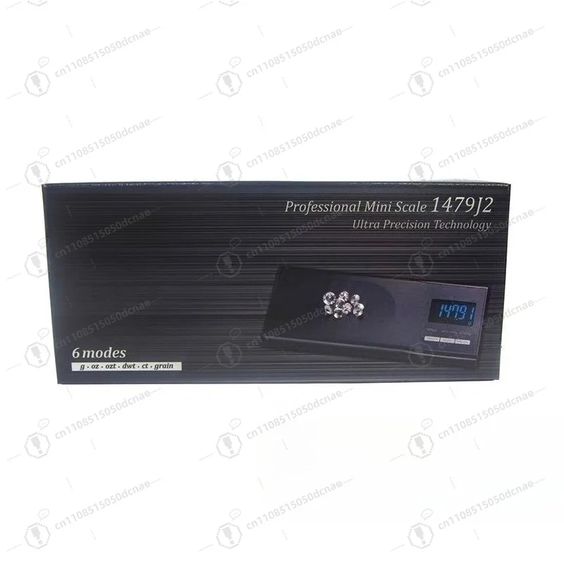 1479J2 High Precision Digital Pocket Scale 200g 0.01g 6 Units LCD Backlight for Jewelry Gold Diamond Carat Portable