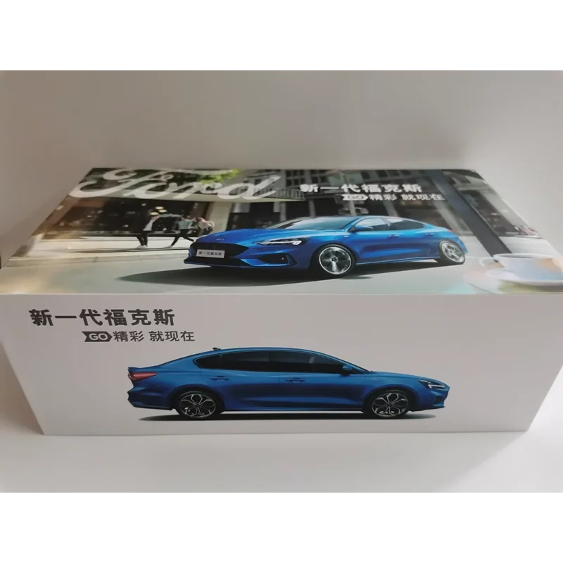 Diecast 1:18 Schaal Originele Changan FORD FOCUS 2020 Legering Model Auto Collectible Toy Gift Souvenir Display Ornament