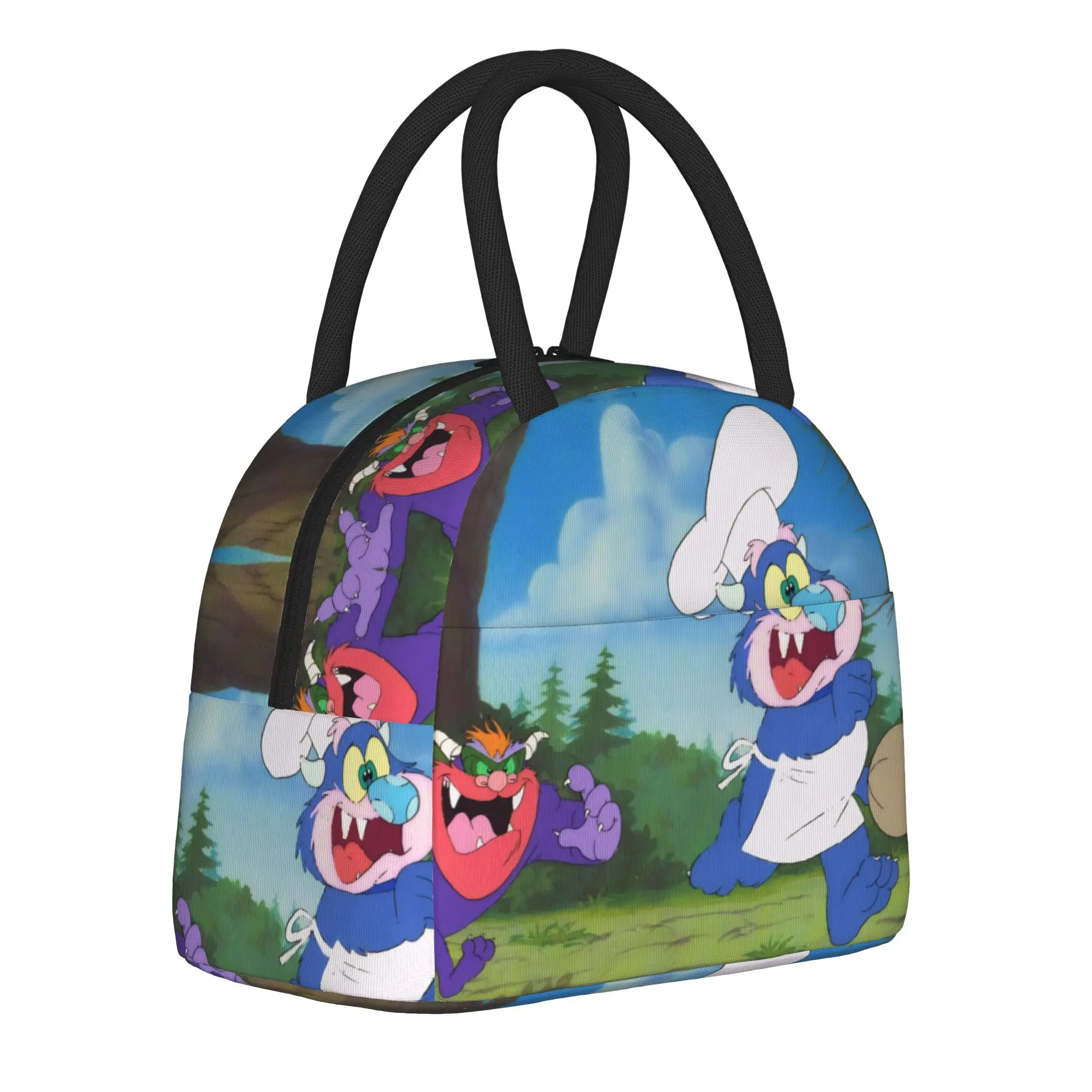 My Pet Monsters Cartoon Thermal Insulated Lunch Bag for Office  Portable Food Bag Men Women Thermal Cooler Lunch Boxes