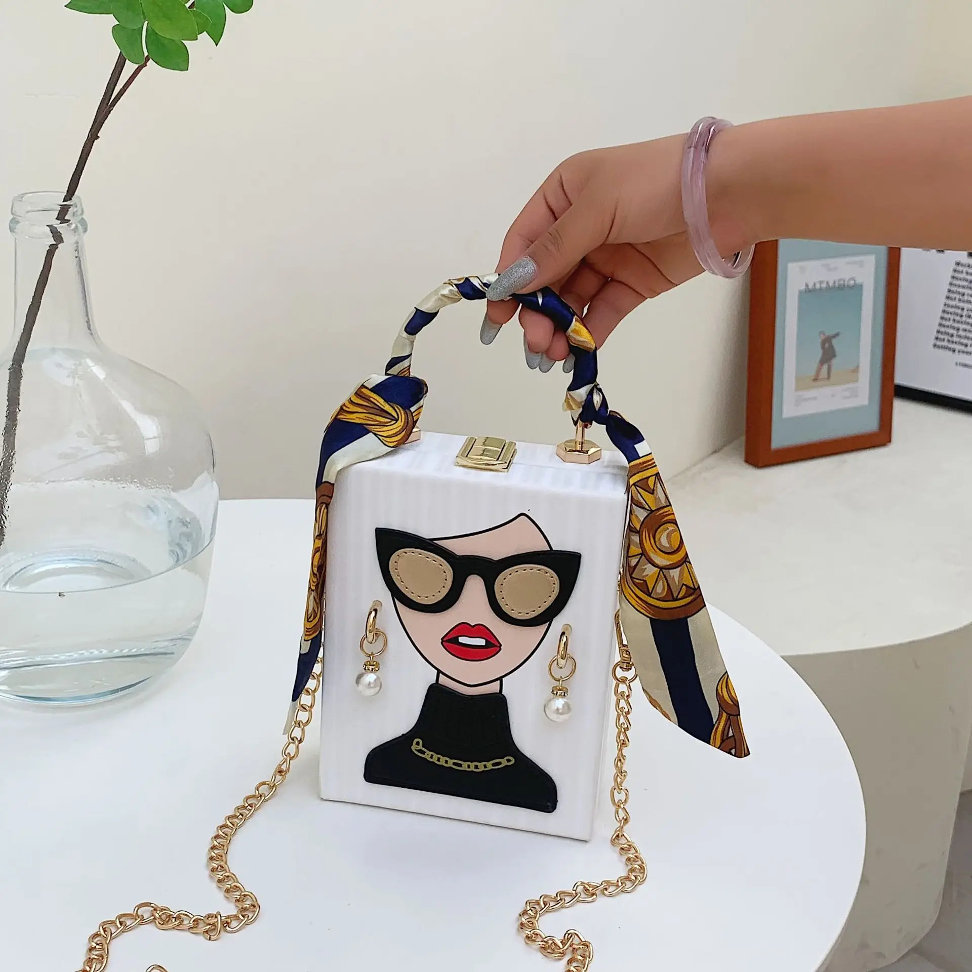 Summer New Personality Niche Slant Shoulder Handbag Graffiti Bag Women Bag Bolsa Feminina Bolso Mujer Handbag Bolsas Purses Bags