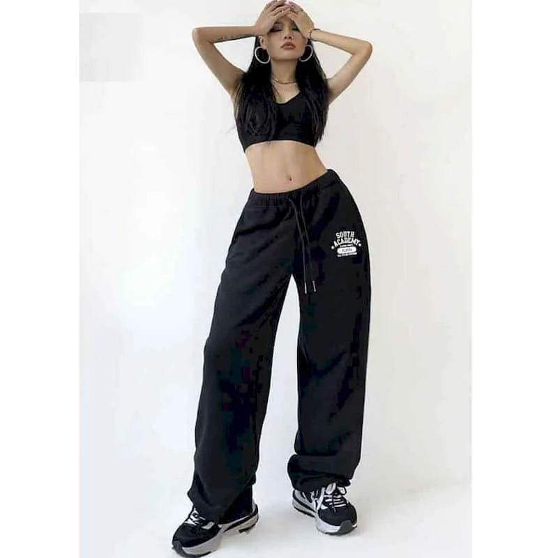 Streetwear Pants Women's Pants Loose High Street Harajuku Sweatpants Korean Fashion Vintage Full Length Trousers Y2k Clothes