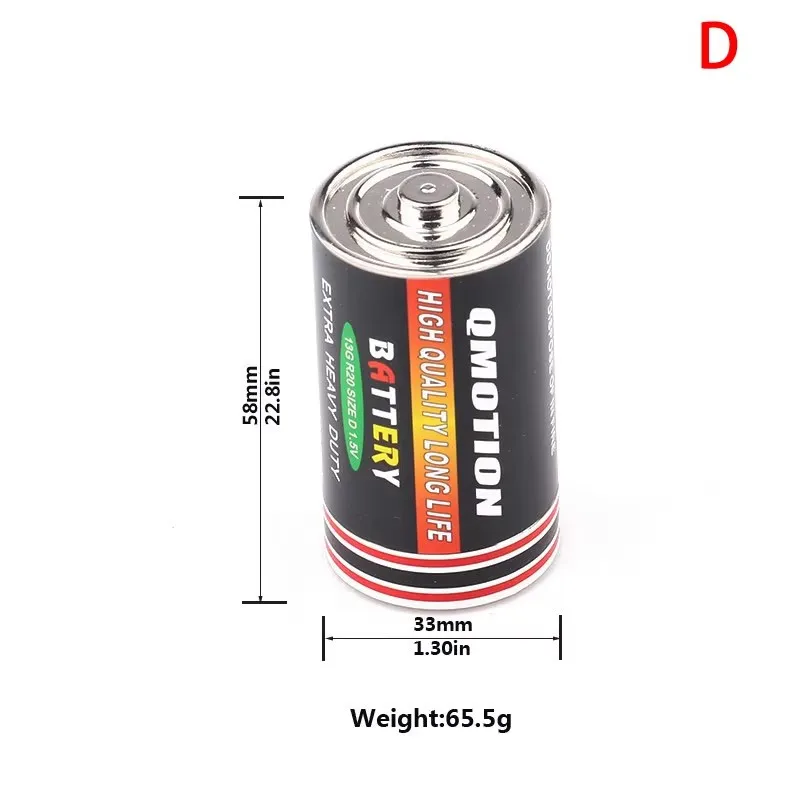 Portable Hidden Storage Dry Cell Battery Empty Case Sight Secret Hide Cash Jewelry Pills For Travel Outdoor Money Safe