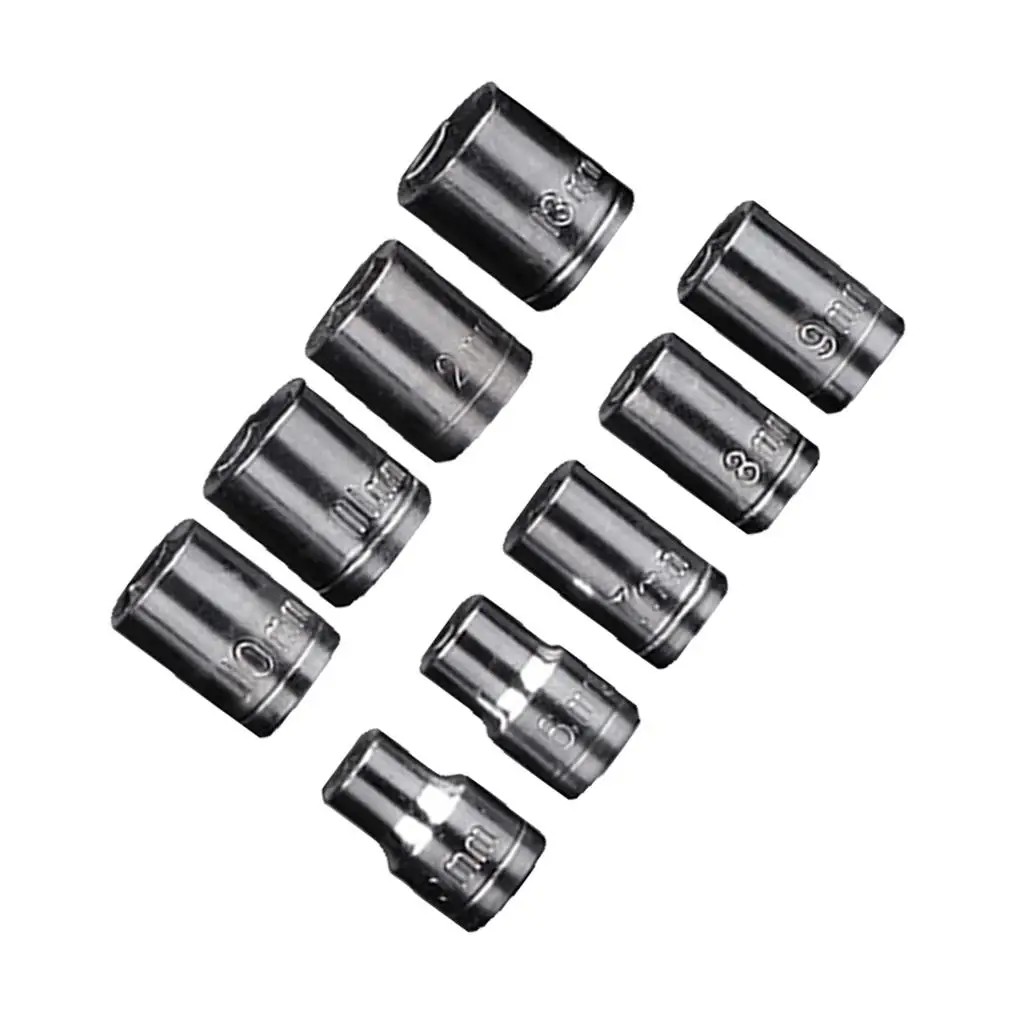 

Mechanics Tool Set – 9 Piece Professional Hand Tool Box mm-13mm Drive Socket Set for