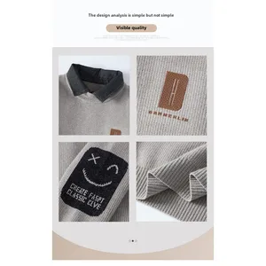 Ferret Velvet Hipster Nasa falsche Hemd Nacken -Pullover Mesh Mesh extra dicke Männer lässige Velo tägliche Bonit Mode 8 Hauptverkäufe NASA Sweatshirt - №2