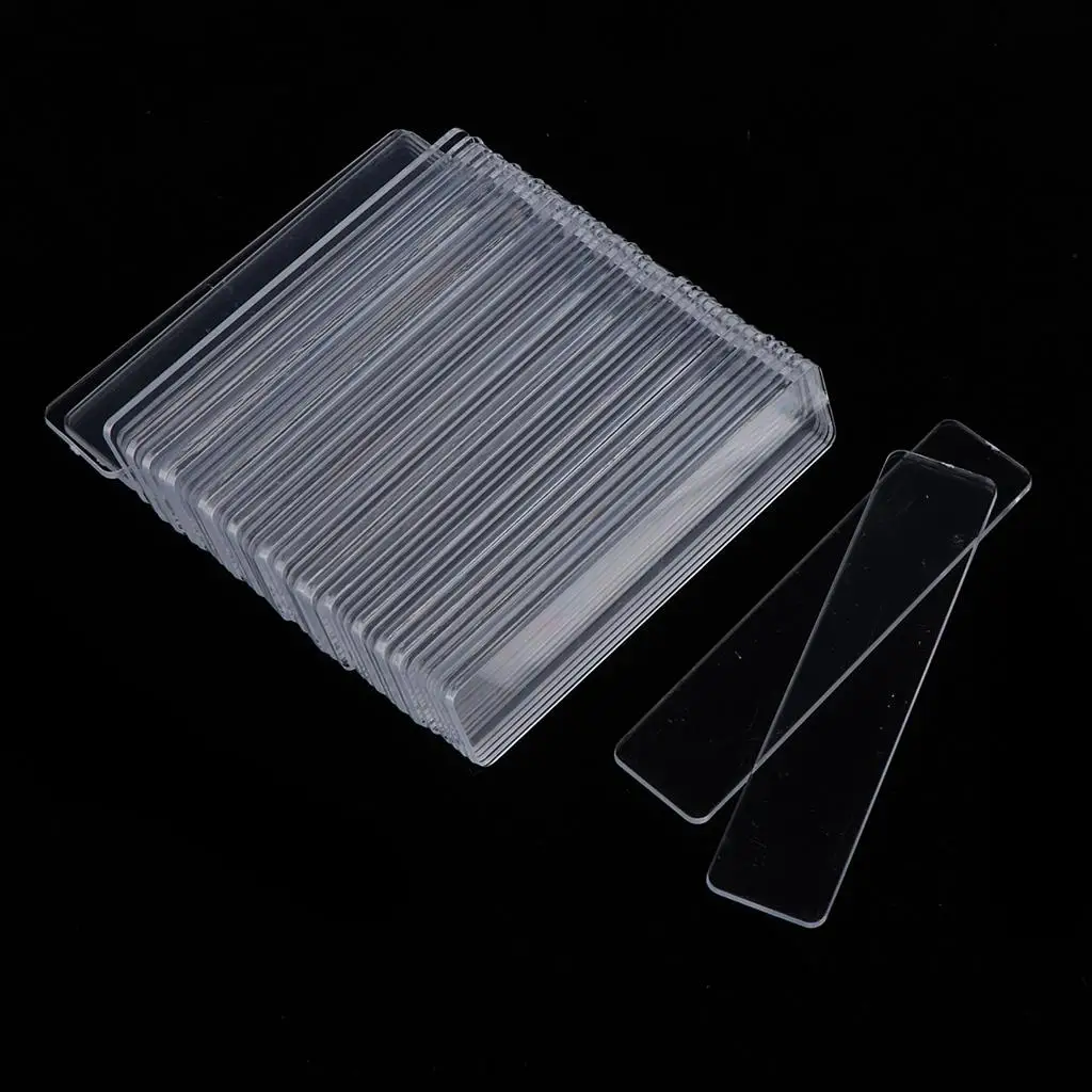 

100x Clear False Nails Art Tips Stick Rack Acrylic Display Stand Holder Tools for Gel//Resin/Acrylic Nails Art Samples Display