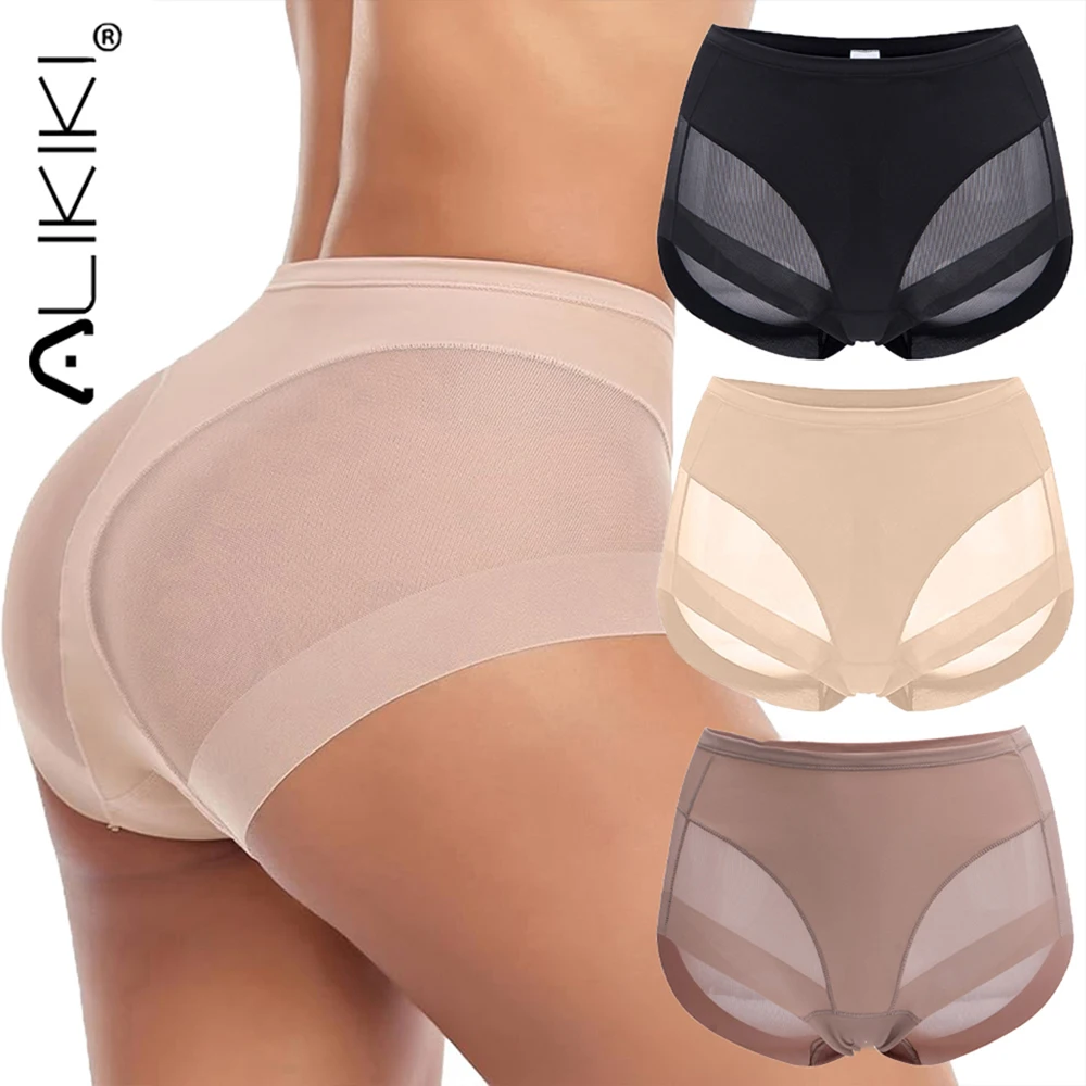 Женские трусики для похудения с высокой талией, трусы с контролем живота, женские тренировочные корректирующие трусы, корректирующее белье для ягодиц, нижнее белье