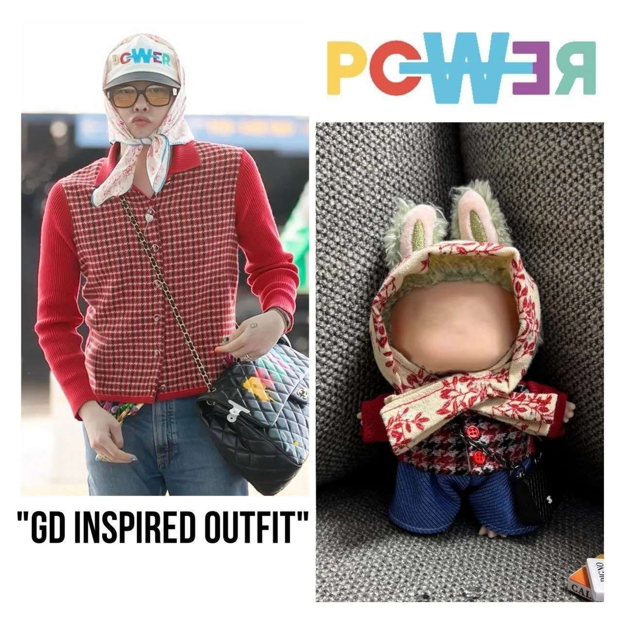 

GD Inspired Outfit 17cm Figurine Clothes Macaron Doll Ornaments Bag Changeable
