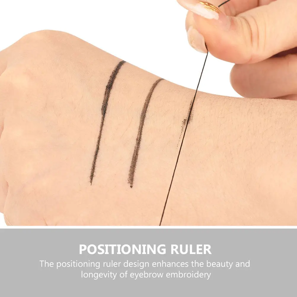 

Линейка для позиционирования бровей, долговечный материал, простая конструкция, простое управление, инструмент для измерения и рисования бровей, набор для формирования бровей